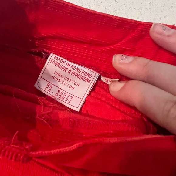 true vintage late 1970s bell bottom flare corduroy pants - Picture 4 of 7